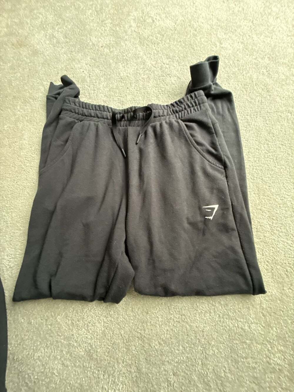 Gymshark Black Fleece Joggers Sweatpants